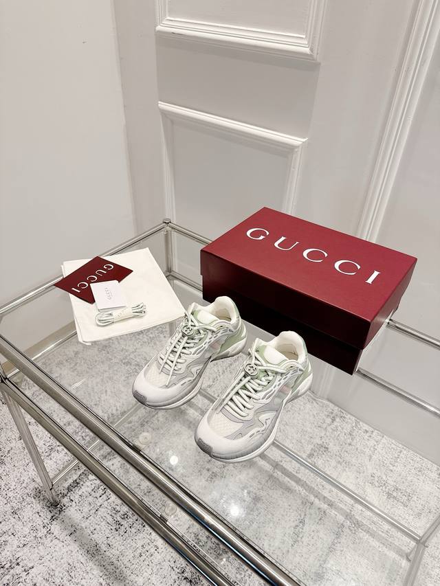 Premium Edition: Women's Gucci 2.0 sneakers, a couple's retro casual running sho