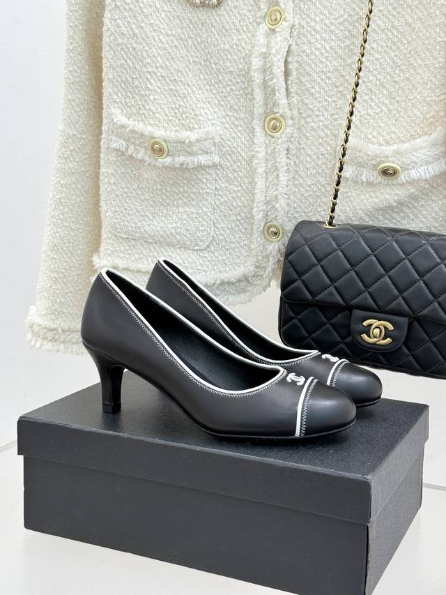 Factory Price: Chane* | Chanel 25S New Arrival: Pre-owned Round-Toe Double C Hi