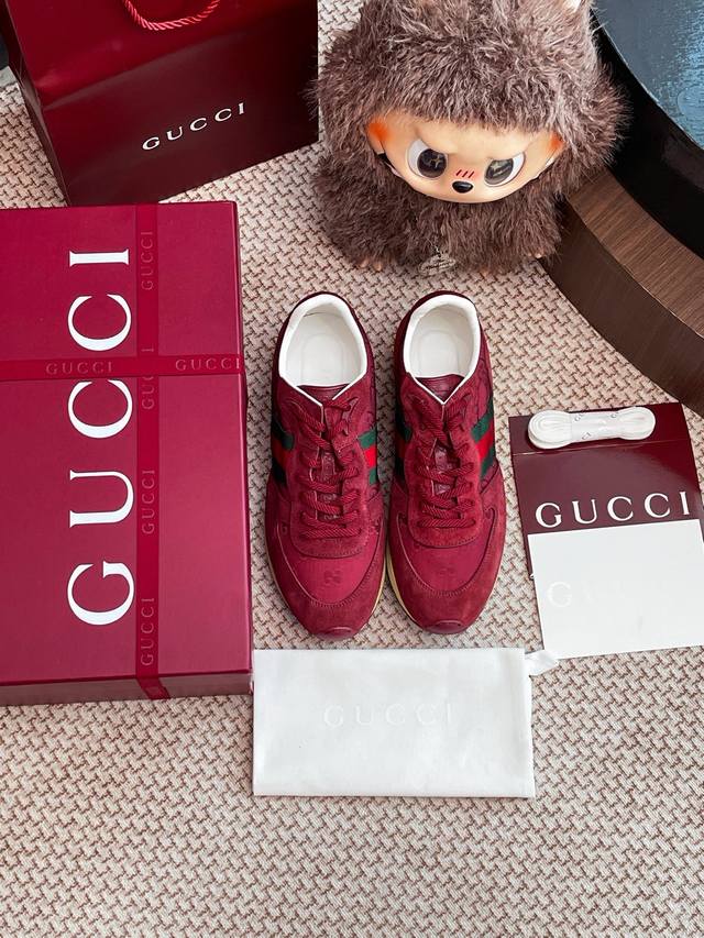 Gucci sneakers. Entire pairs of shoes are sourced from Zp, developed and crafted