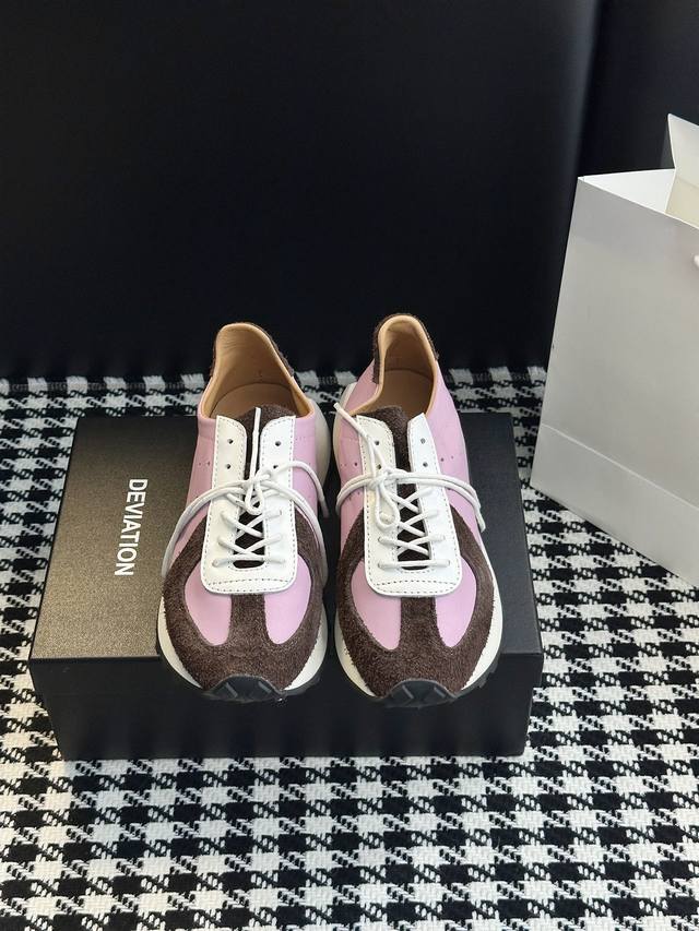 Italian niche brand casual jogging series, niche treasure shoes, retro style, t