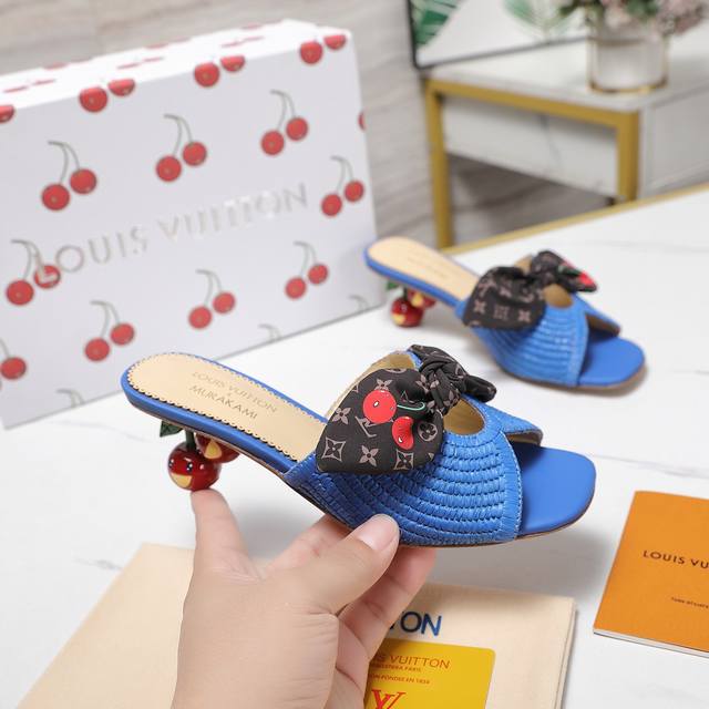 Louis Vuitton x Takashi Murakami Chapter 3 Cherry Series Lv X Tm Cherie Sandals