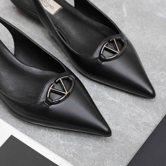 Top-of-the-line Valentino women's slingback shoes Va&Lenti's hottest style Offic