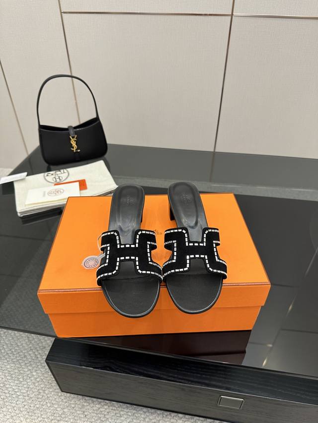Flat high heels Top grade Herm