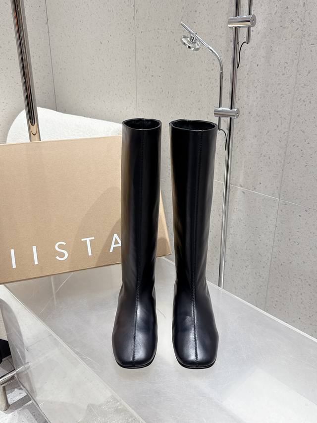 Miista 25Ss new autumn and winter Italian brand distressed motorcycle boots Dres