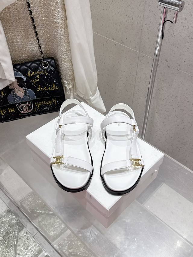 Top Edition Celine 2025 Spring/Summer New Sandals and Slippers Arc de Triomphe B