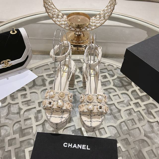 Chanel 25 Spring/Summer New Products Counter Classic Catwalk High-Heeled Waterp