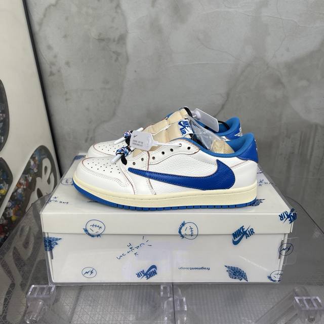 Travis Scott x Fragment x Air Jordan 1 Low low-top hook 36-47.5 including semi-p