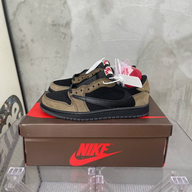 Travis Scott x Fragment x Air Jordan 1 Low low-top hook new color 36-47.5 includ