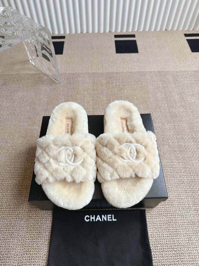 Chanel 25Ss Early Fall new wool slippers are still a revelation. You'll never kn