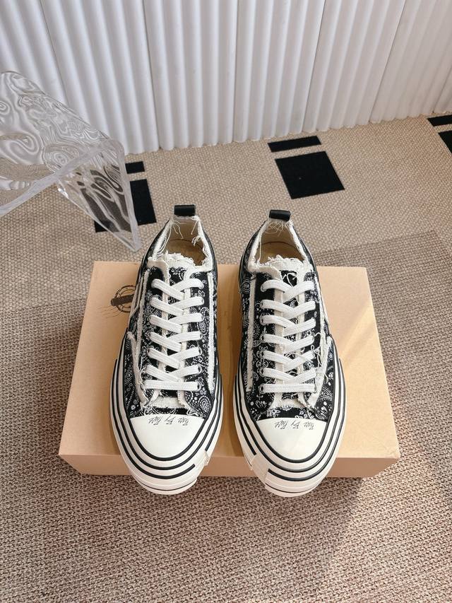 Vanness Wu's Xvessel GOP Lows classic low-top canvas sneakers Heavy-duty cork v