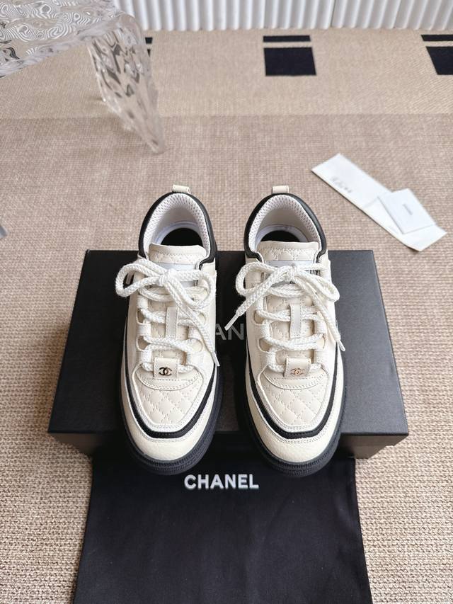 Chanel 25Ss new thick-soled sneakers for autumn and winter This season's new sty