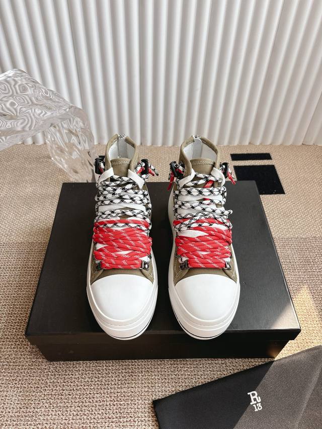 R13 platform shoes, high-top lace-up casual shoes R13 platform shoes are really