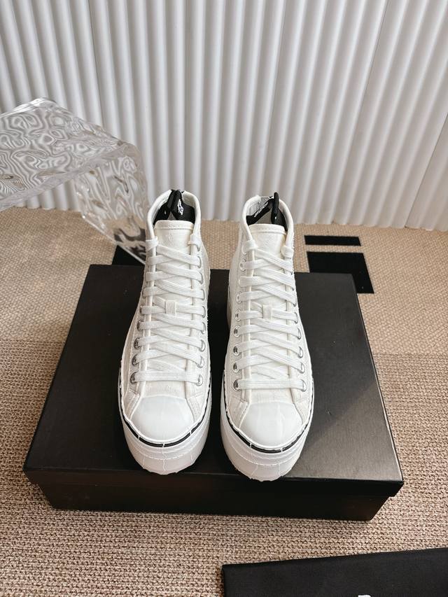 R13 Ink-splashed platform shoes high-top lace-up casual shoes R13 platform shoes