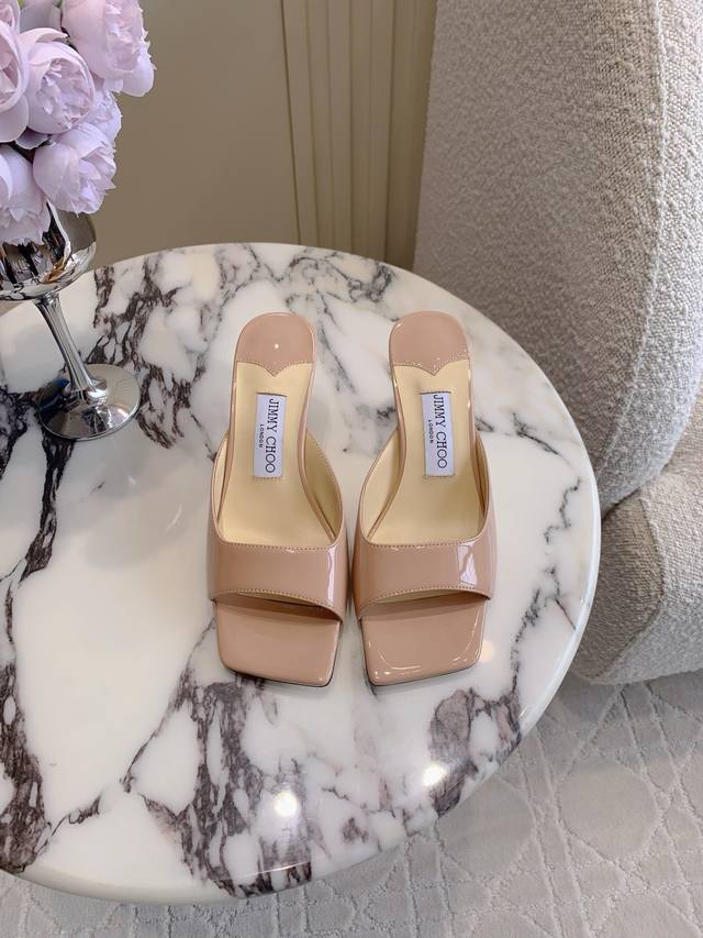 Jimmy Cho*'s new high-heeled sandals feature a minimalist design, classic elegan