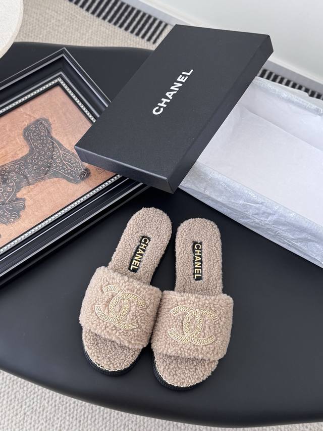 Chanel 25C Spring and Summer new full series chain slippers Full series first co
