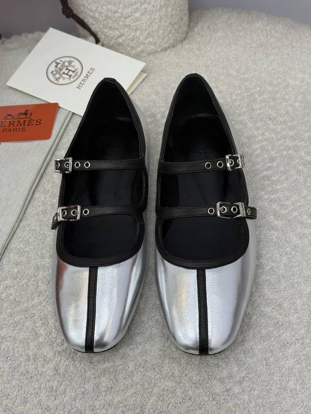 Top quality Hermes Ss25 New Arrival~ H home spring and summer | Mary Jane new ar