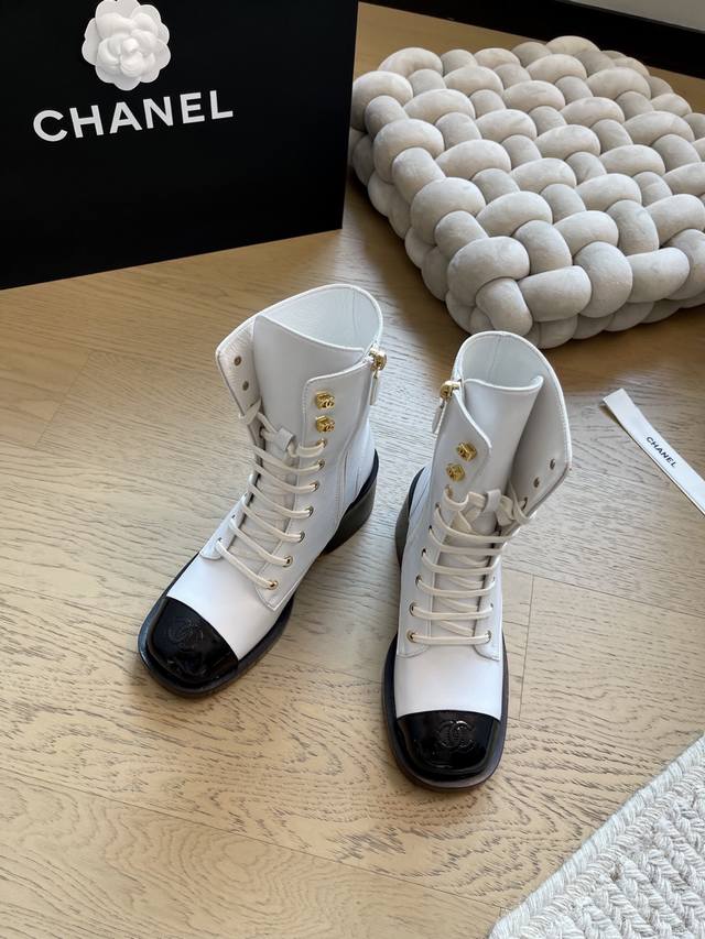 Chanel 25K autumn and winter new martin boots! top version! First to sell upper