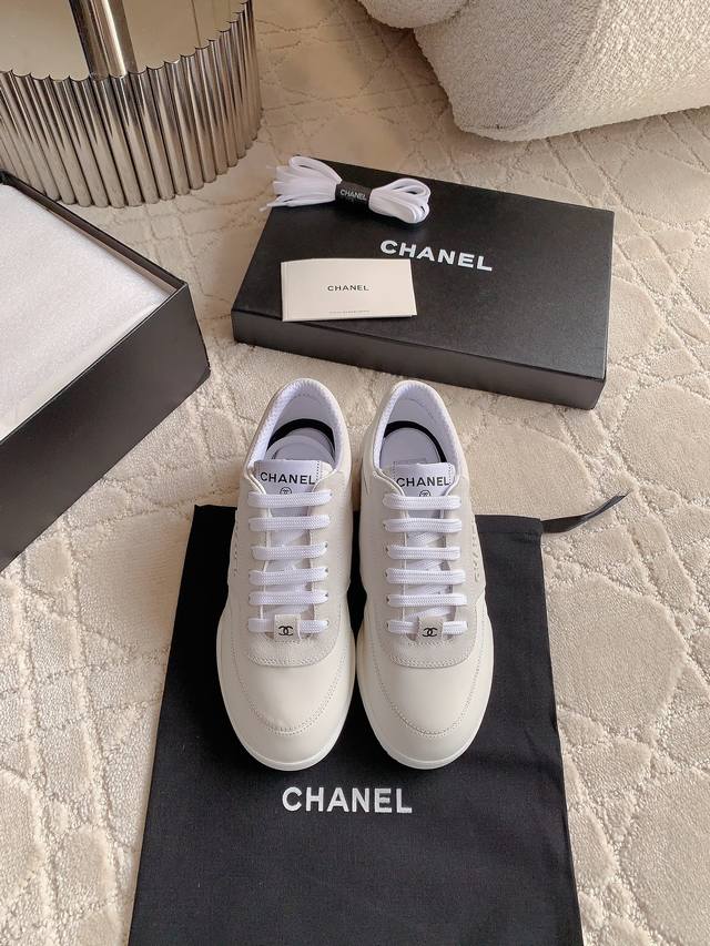 Chane* New colorblock white sneakers, classic and versatile casual sneakers, upp