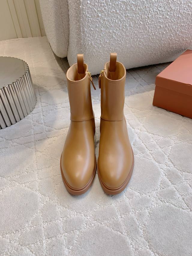 Loro Pian* Lp new short boots, simple and versatile, super comfortable. DDD. Ori