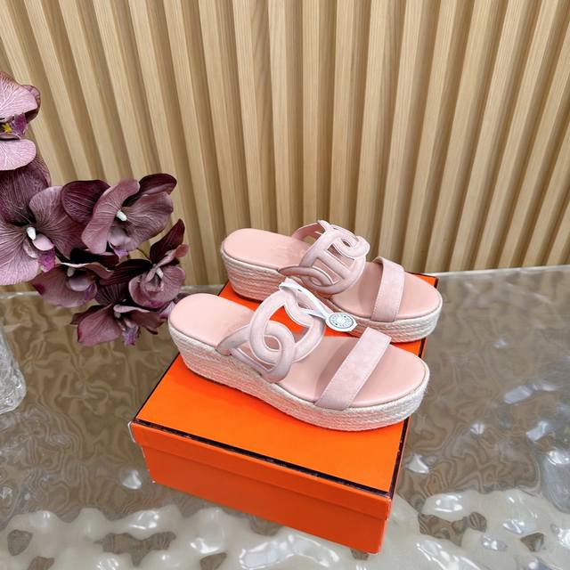 Top version wedge sandals Hemers Ss Herm