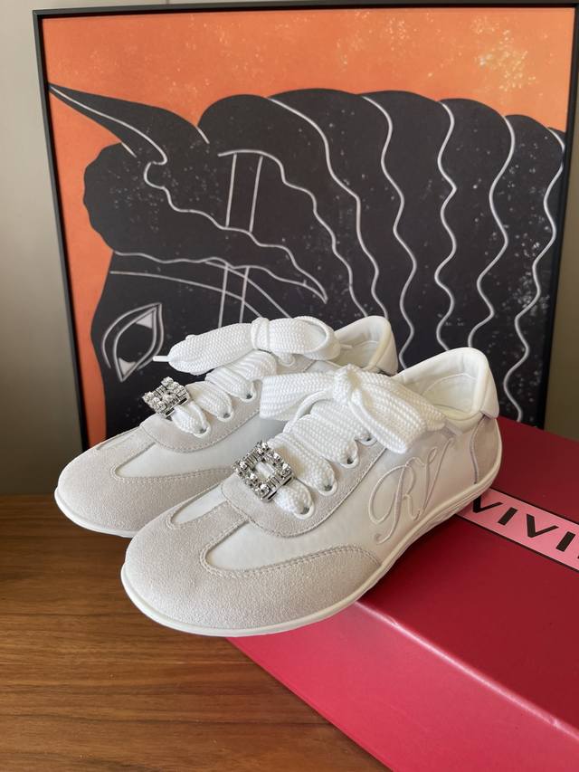 Top quality Roger Viv**25Aw new German training casual shoes suede waterproof f