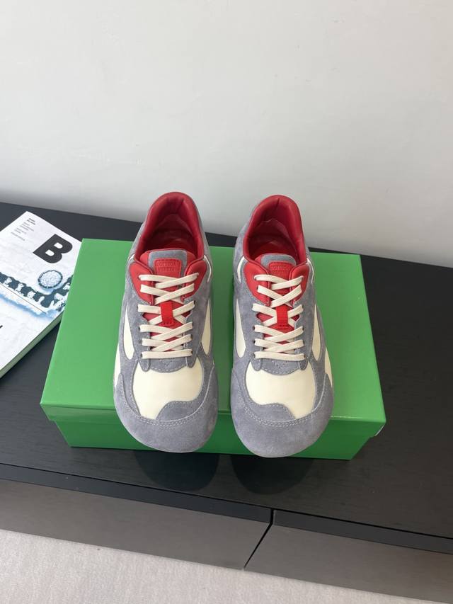 Women's and Men's Bottega Veneta Bv Orbit Flash Retro Casual Shoes, Forrest Gump