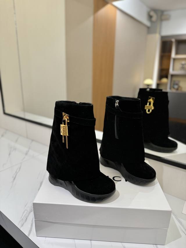 Givenchy's new wedge-heeled shark boots that increase height and make you look s