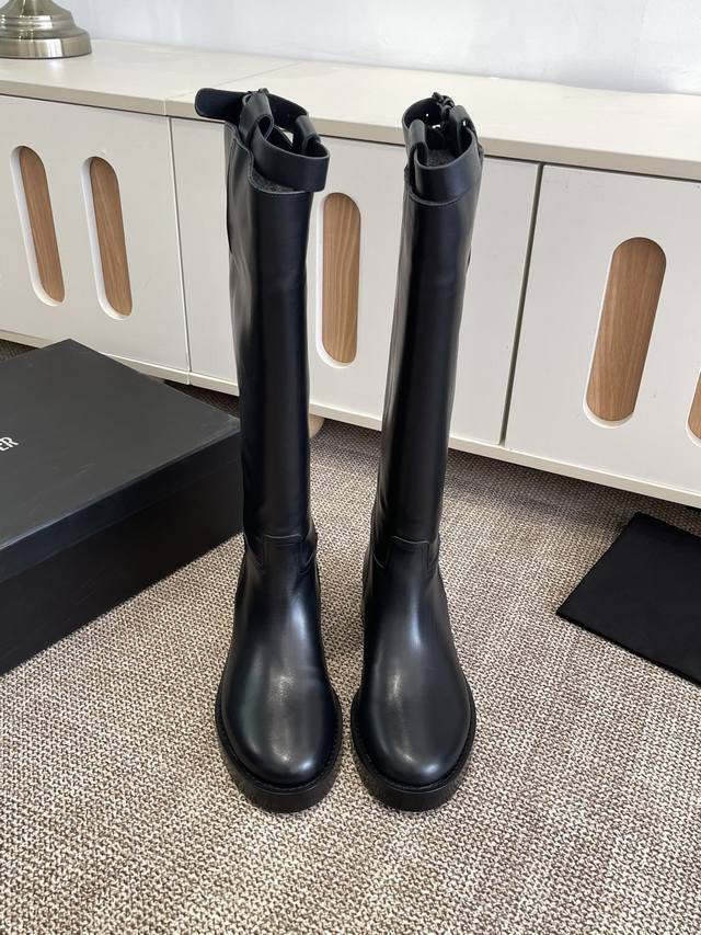 Classic style Ann Demeulemeester official website knight boots long boots Brand