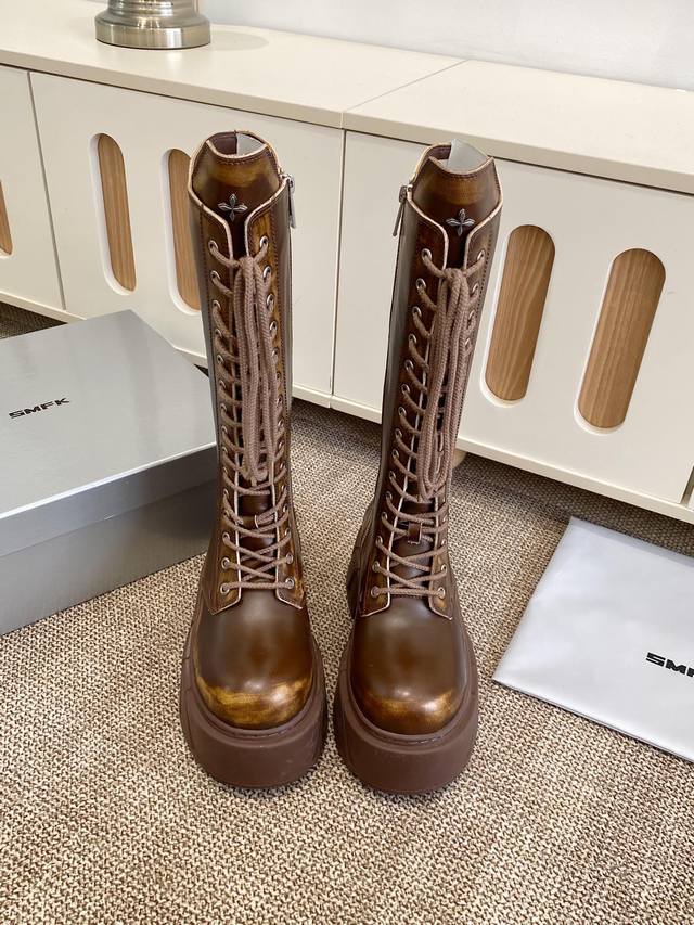Shoes 310, Ankle Boots 350, Long Boots Smfk Niche Fashion Brand 25Ss's newest hi