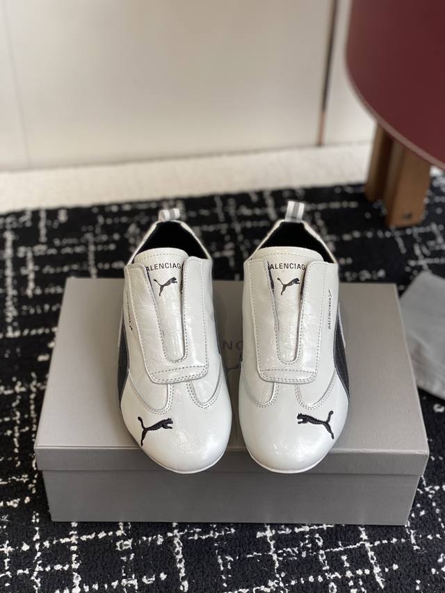 Purchasing-level Puma Ultrasoft Speedcats couple's sneakers have a soft and unst