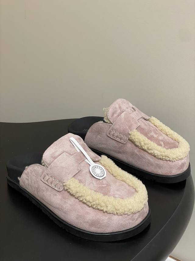 Top quality Hermes Hermes H home Go Mule shoe series classic style Erjiu slipper