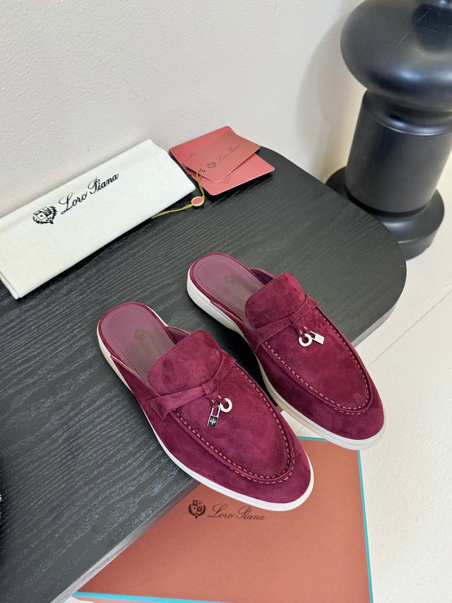 Women's Men's Loro Piana slip-on loafers, same as the official Loro Piana model,