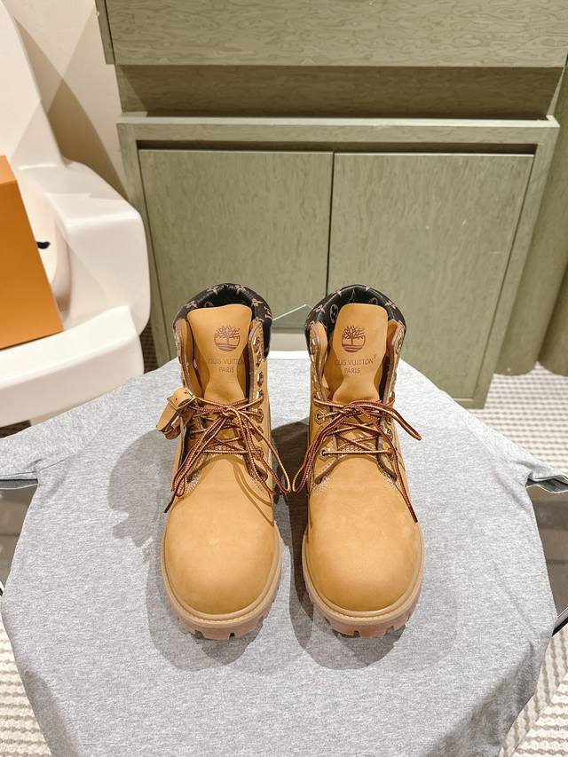 Couple's Style 224 Premium Thick-Sole Martin Boots! Louis Vuitton LV counter-syn