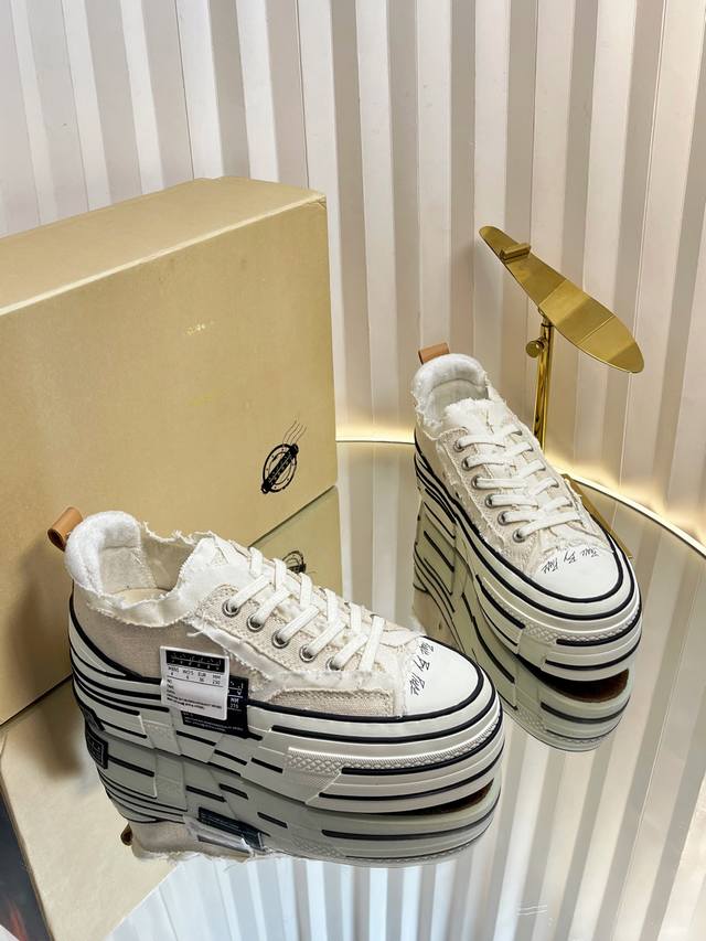 Xvesse*Dual-Label Pert* Shoes with Open Smiles and Heightened Canvas Shoes. Tren