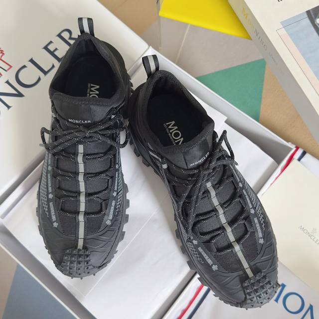 Top version: Men's Moncler Trailgrip Apex Gtx outdoor casual sports shoes dad sh