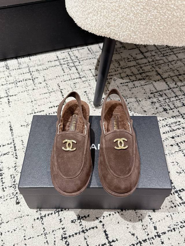 Chanel 25 New Teddy Series Teddy Lambswool Single Shoes Top version original pur