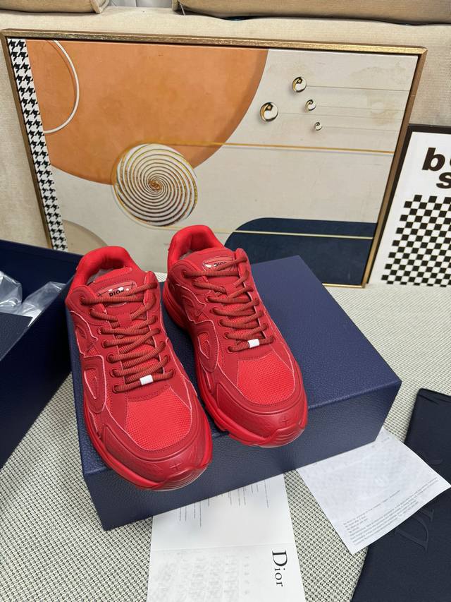 Purchasing quality Dior new B30 modern sneakers, celebrity-style thick-soled la