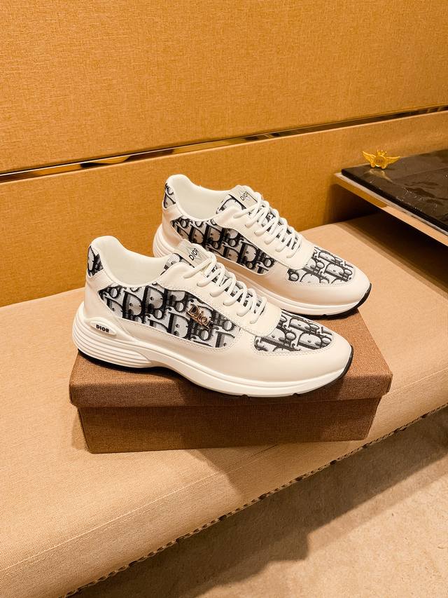 Factory p-batch Dior men's shoes, 1:1 replica of the high-end brand's official