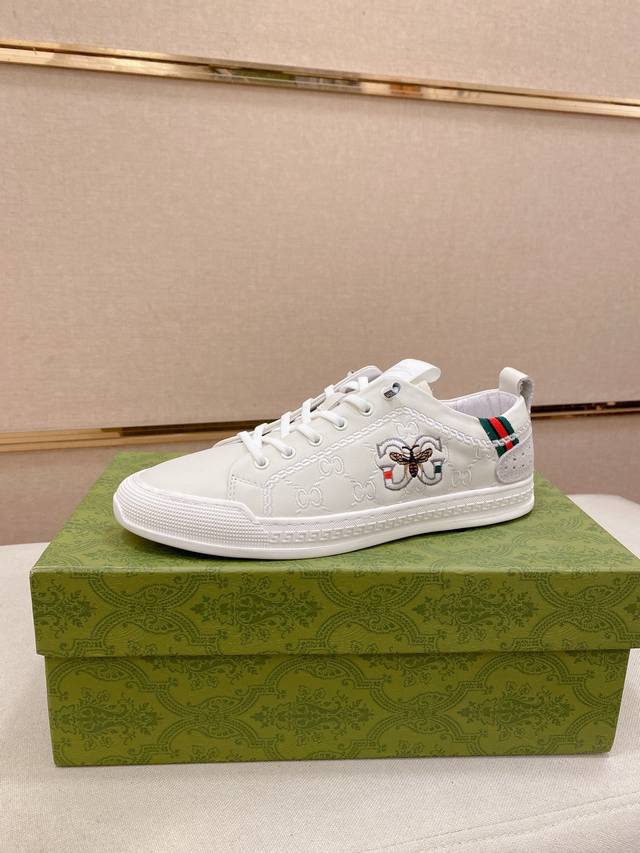 Factory p price Gucci official website latest casual fashion men's shoes, popul