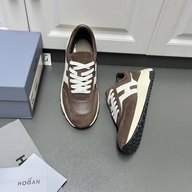 New color shipping: Hogan Hogan 2025 Autumn/Winter Men's Casual Sports Shoes, h