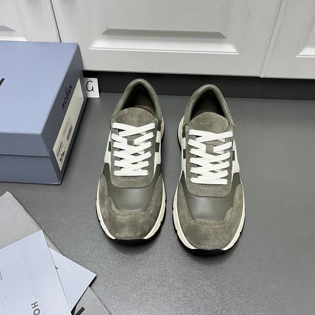 New color shipping: Hogan Hogan 2025 Fall/Winter Men's Casual Sports Shoes, hig