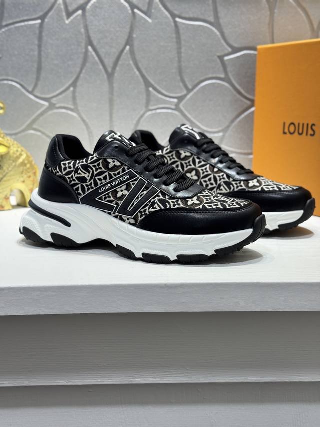loui* Vuitto* Premium Original Louis Vuitton trendy yet understated men's sneake