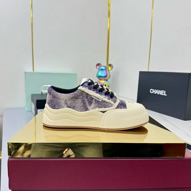 Factory Price Women's Sports Shoes Original Chanel Vans ~ Original Calfskin Pan