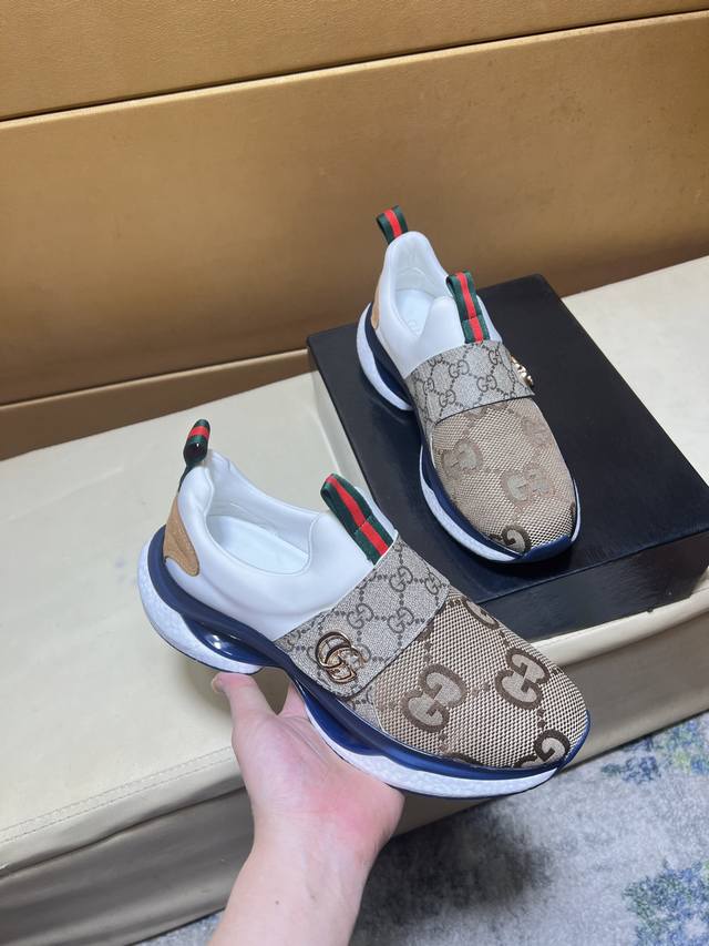 Factory-priced men's sports shoes, original Gucci quality. ~ Unique modern snea