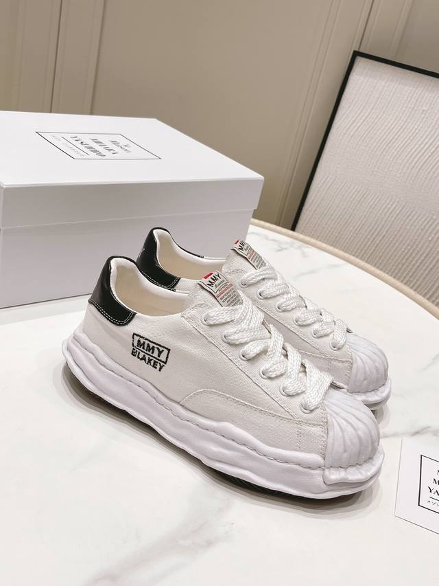 New embroidered Mihara Yasuhiro Mmy style, 4.5cm thick sole design instantly ma