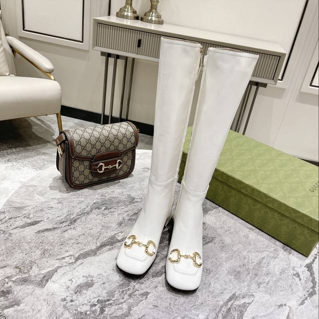 G*Cci Horsebit Square Toe Mid-Heel Boots. These ankle boots feature a cowhide up