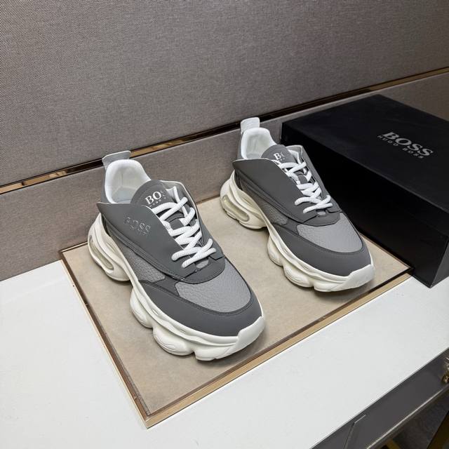 Factory price pp Boss~ Men's casual shoes 2025Z cabinet simultaneous sale Size: