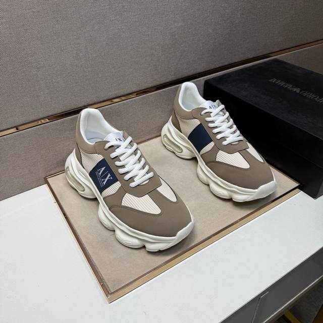 Factory price pp Armani ~ Men's casual shoes 2025Z cabinet simultaneous release