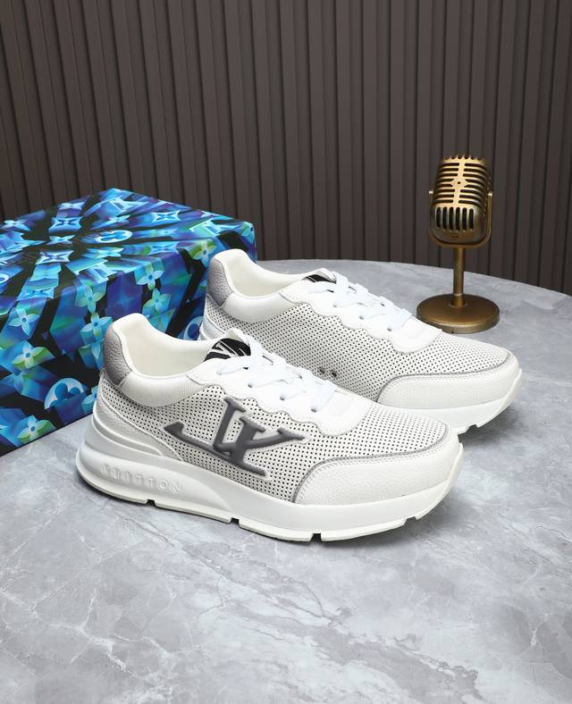 Real price Lv casual shoes 2025Z counter simultaneous sale size: 38-44 # 4 colo