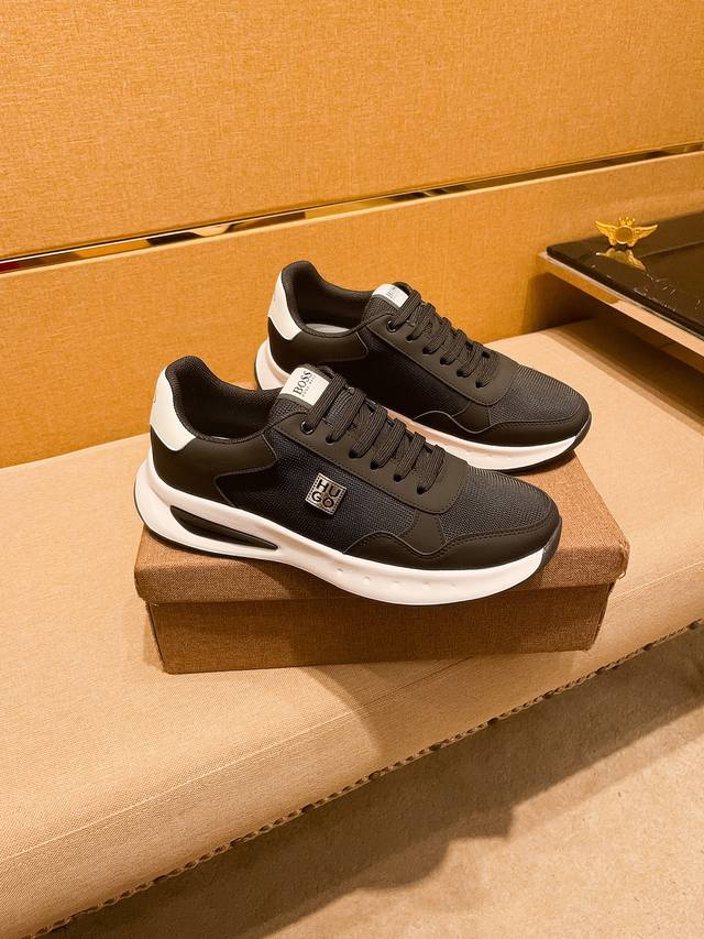 Factory p-batch Boss men's shoes, a 1:1 replica of the high-end brand's officia